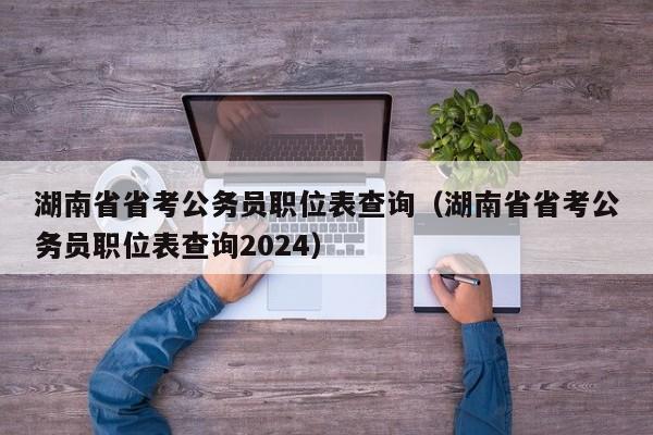 湖南省省考公务员职位表查询（湖南省省考公务员职位表查询2024）